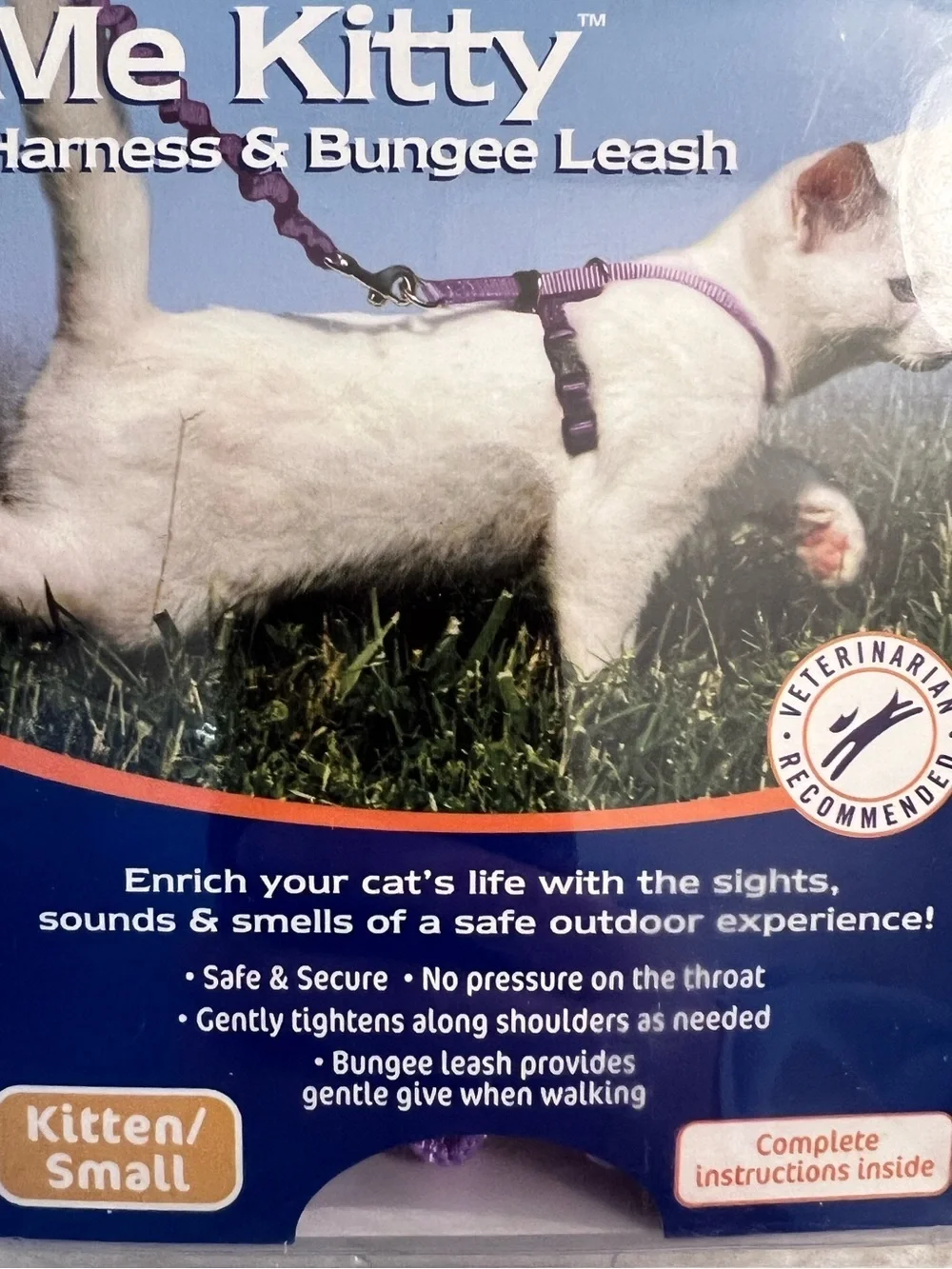 Premier PetSafe® Come with Me Kitty Harness & Bungee Leash Kitten Small Lilac